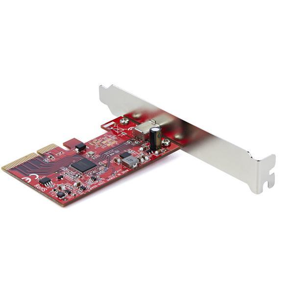 Cette carte contrôleur PCIe USB 3.2 Gen 2x2 s''installe dans un slot PCI-Express x4 libre sur votre ordinateur et vous permet de mettre à niveau votre système actuel en ajoutant un port USB-C (20 Gb/s).Ajoutez un port USB Type-C 20 Gb/s à votre ordinate