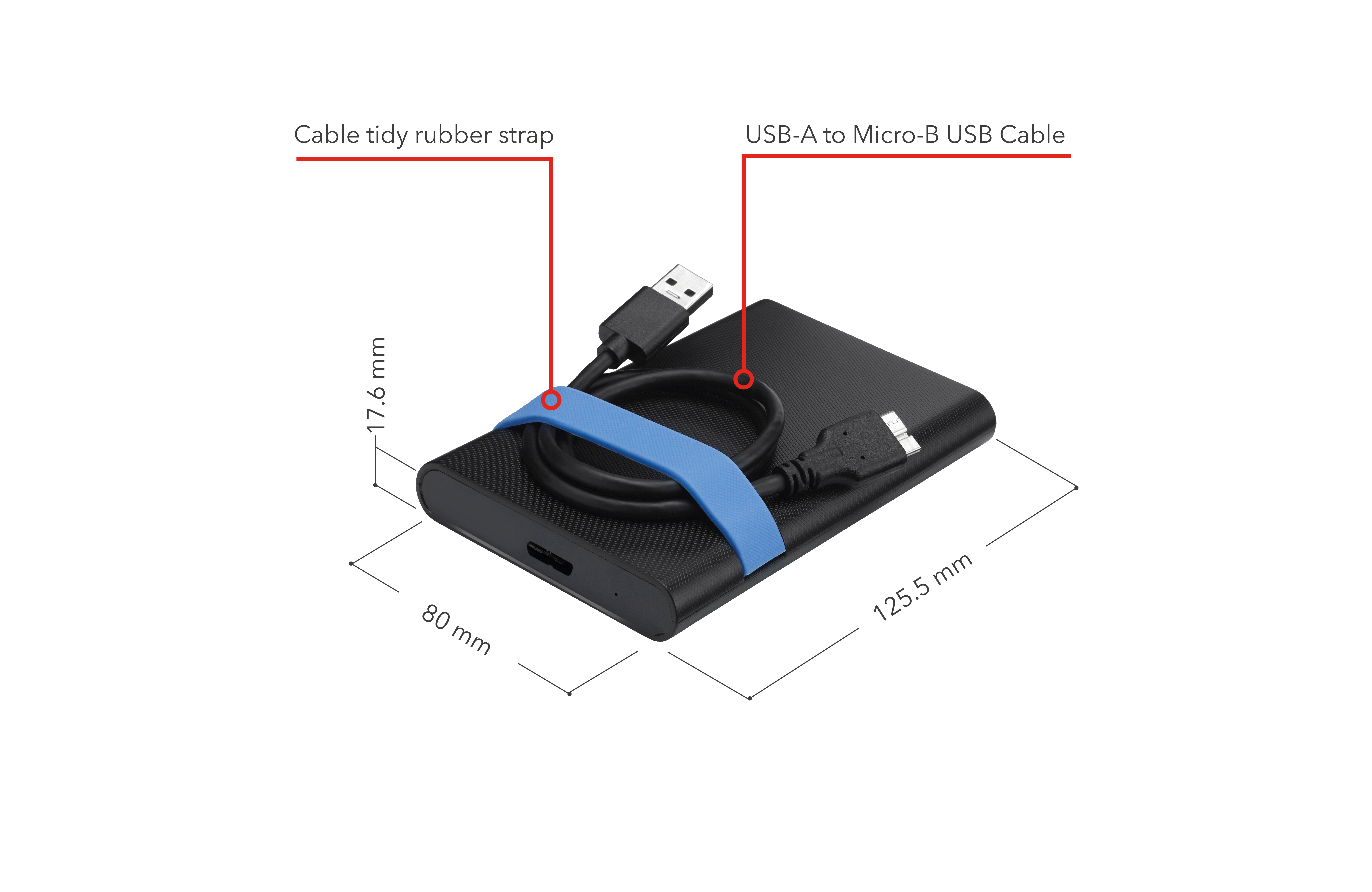 Verbatim - Boitier externe - 2.5" - SATA 6Gb/s - USB 3.2 (Gen 1)