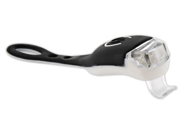1 Eclairage avant à LED blanche pour vélo/trottinette