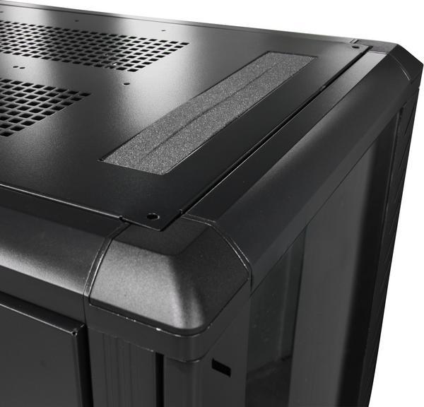 StarTech.com Baie Informatique 19" 32U - Profondeur Réglable 6-32" - Emballage Compact - Baie Serveur Vitrée 4 Colonnes Vérouillable - Roulettes - Réseau/Data/AV - Capacité 800kg (RK3236BKF) - Rack armoire - 4 montants - sur le sol - noir - 32U - 19"