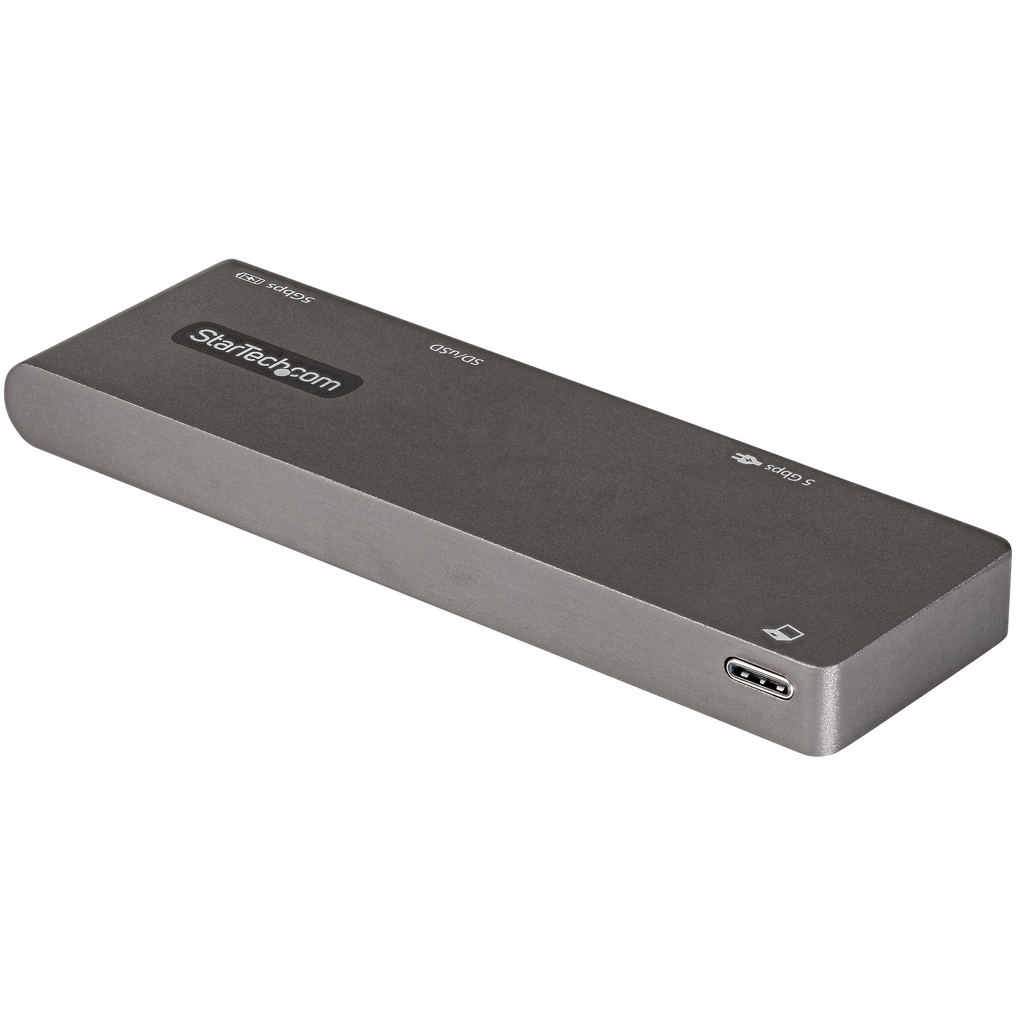StarTech.com Adaptateur Multiport USB-C pour MacBook Pro/Air - USB Type-C vers HDMI 4K, Alimentation 100W, Slot SD/MicroSD, Hub 2 Ports USB 3.0 - Mini Dock USB-C Portable (DKT30CMHSDPD) - Station d'accueil - USB-C / Thunderbolt 3 - HDMI