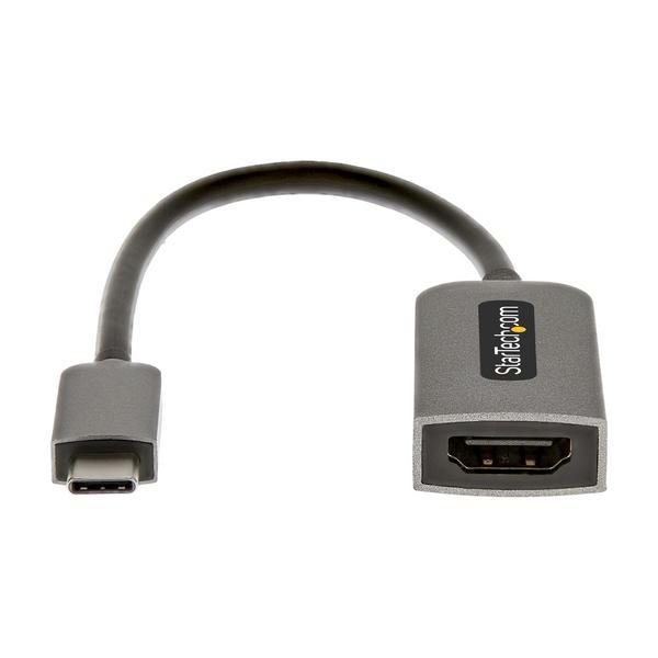 StarTech.com Adaptateur USB  C vers HDMI - Vidéo 4K 60Hz, HDR10 - Dongle USB vers HDMI 2.0b - USB Type-C DP Alt Mode vers Écrans/Affichage/TV - Convertisseur USB vers HDMI (USBC-HDMI-CDP2HD4K60) - Adaptateur vidéo - 24 pin USB-C mâle pour HDMI femelle - 1