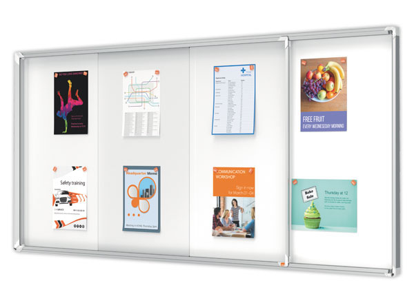 1 Vitrine d'intérieur avec  porte coulissante Premium Plus 27A4  NOBO