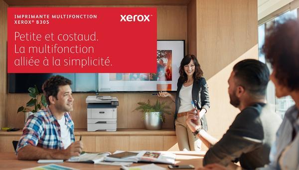 Xerox B305V_DNI - Imprimante multifonctions - Noir et blanc - laser - Legal (216 x 356 mm) (original) - A4/Legal (support) - jusqu'à 38 ppm (copie) - jusqu'à 38 ppm (impression) - 350 feuilles - USB 2.0, LAN, Wi-Fi(n) - programme de retours Green World Al