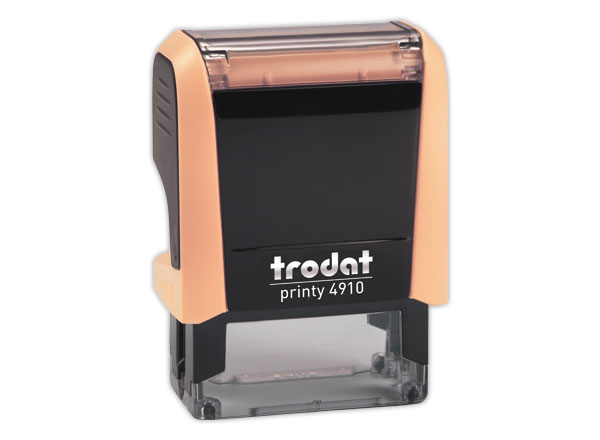 1 Tampon TRODAT Printy 2L 4910 personnalisable - Pêche