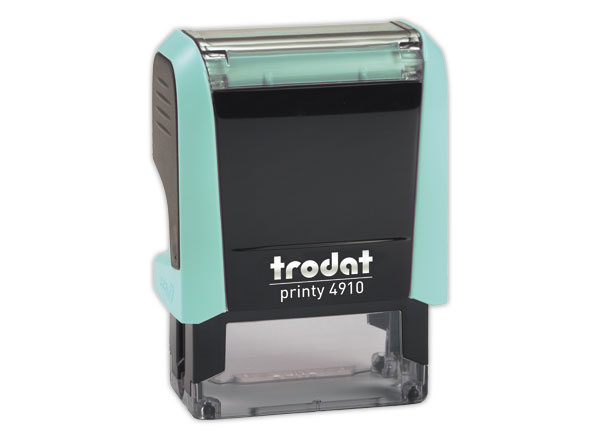 1 Tampon TRODAT Printy 2L 4910 personnalisable - Vert pastel