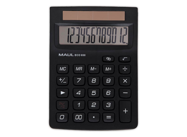 1 Calculatrice de bureau ECO 650, 12 chiffres