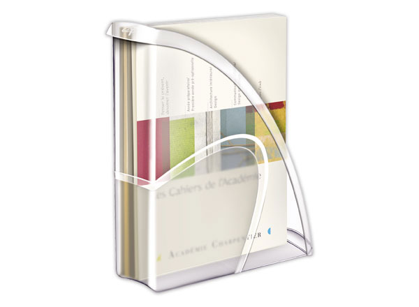 1 Porte-revues CEP Pro Happy-Dos 8 cm - Incolore