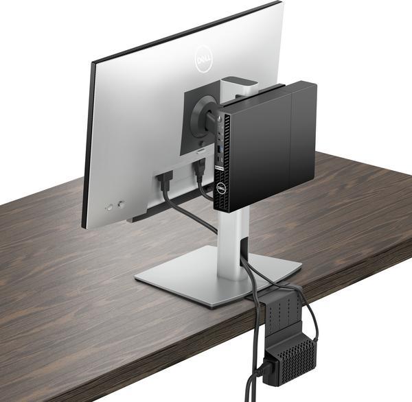 Dell Micro Form Factor All-in-One Stand MFS22 - Support pour moniteur/ordinateur de bureau - 19"-27" - argent
