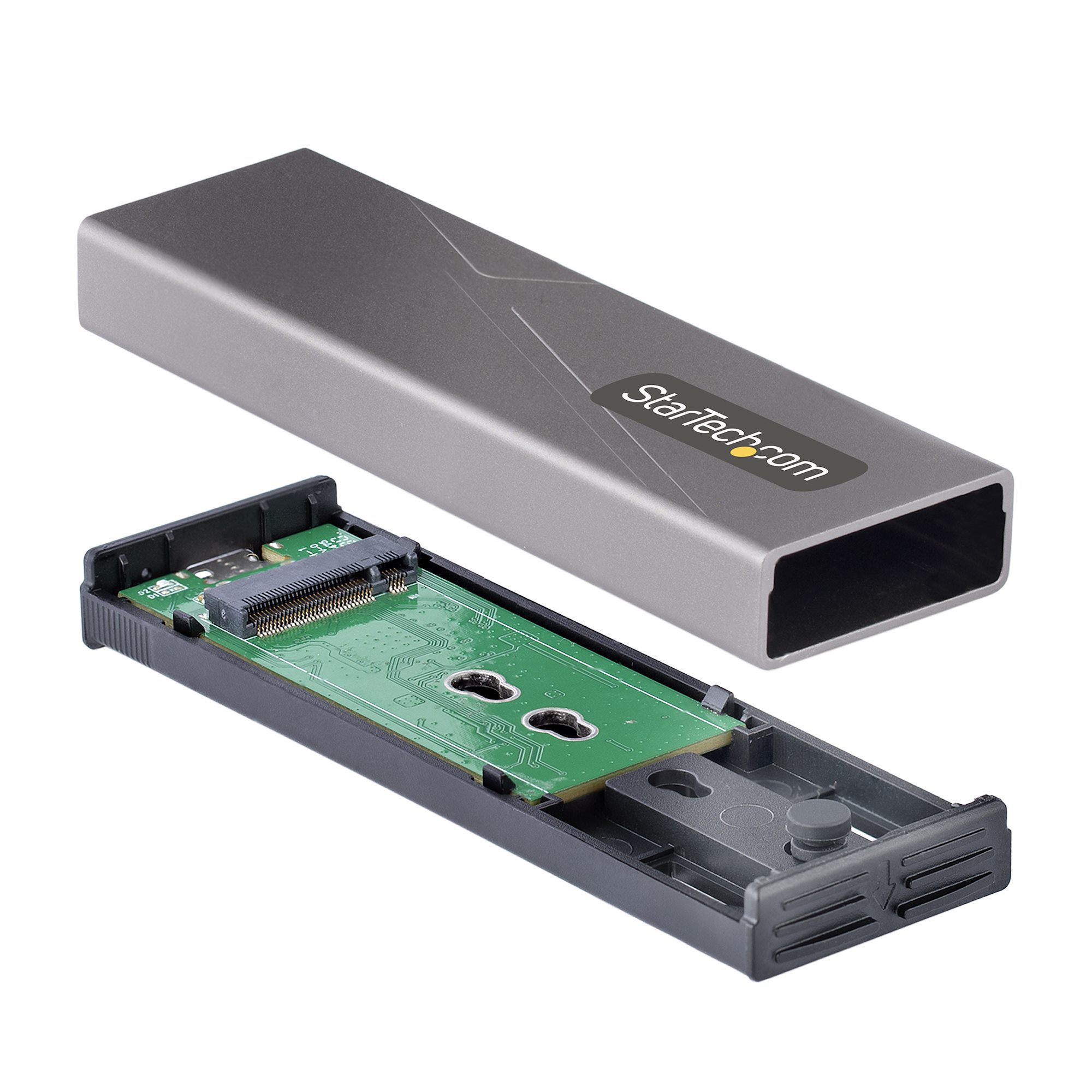 Transformez votre SSD PCIe M.2 NVMe ou SATA AHCI M.2 en une solution de stockage externe USB hautement portable. Ce boîtier est doté de l'USB 3.1 Gen 2 (10Gbps) avec prise en charge de l'UASP et PCIe 3.0 offrant des vitesses de transfert de données réelle