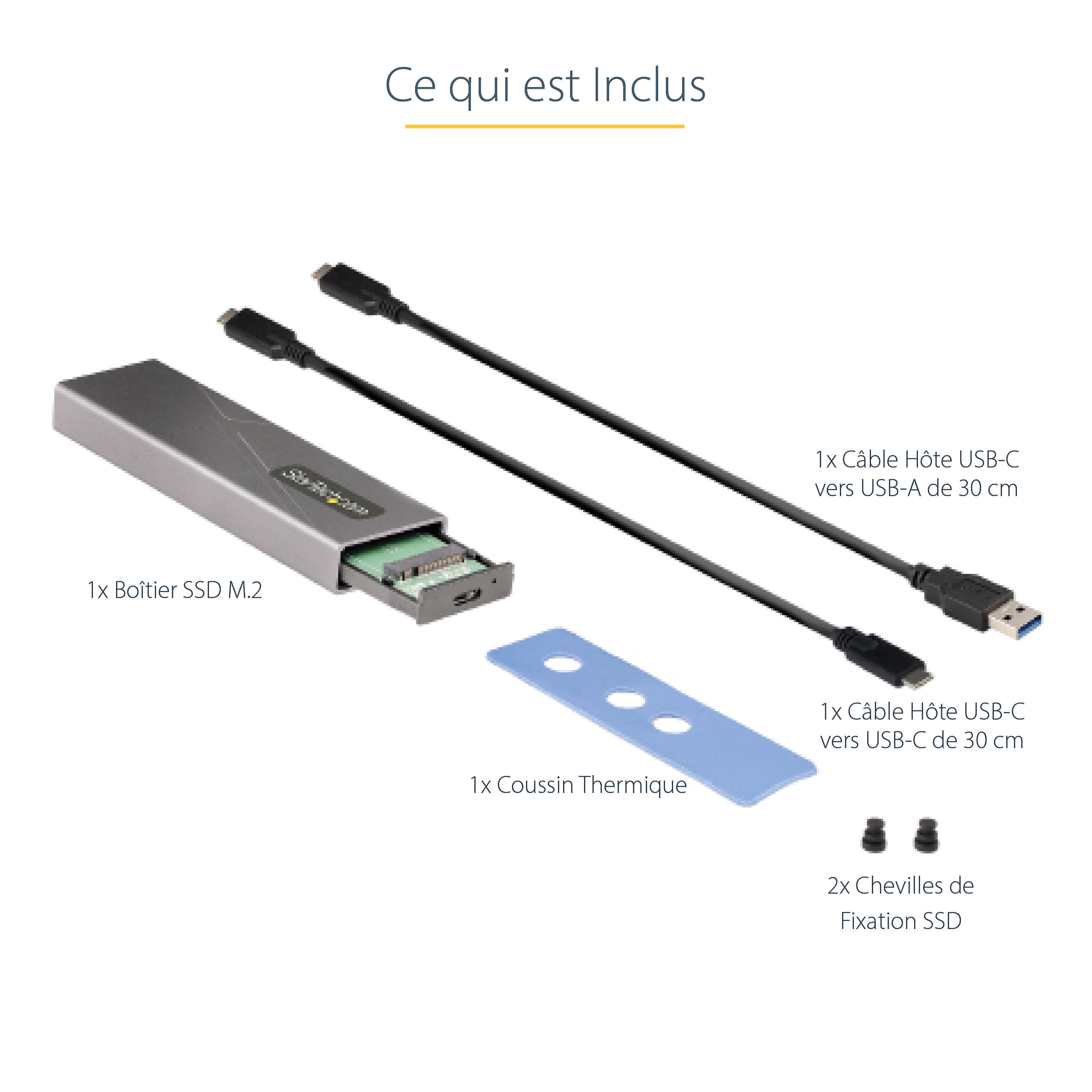 Transformez votre SSD PCIe M.2 NVMe ou SATA AHCI M.2 en une solution de stockage externe USB hautement portable. Ce boîtier est doté de l'USB 3.1 Gen 2 (10Gbps) avec prise en charge de l'UASP et PCIe 3.0 offrant des vitesses de transfert de données réelle
