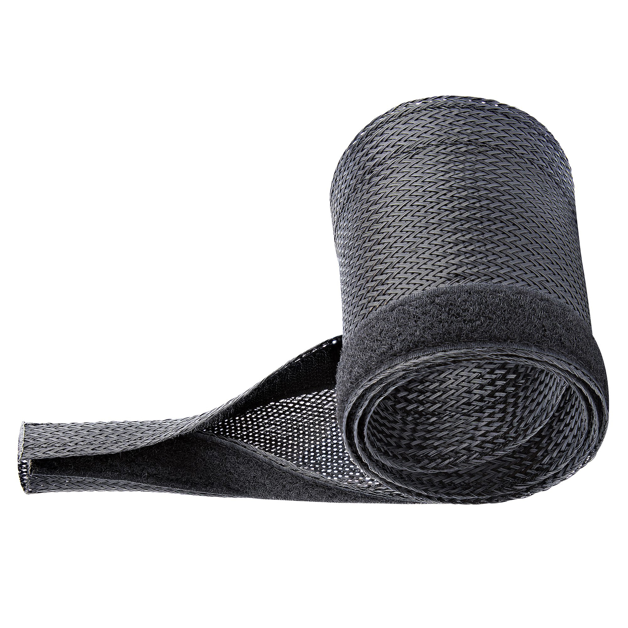 StarTech.com Gaine de Câble Tressée de 3m, Manchon Organisateur de Câble - Manchon de gestion des câbles - noir - 3 m