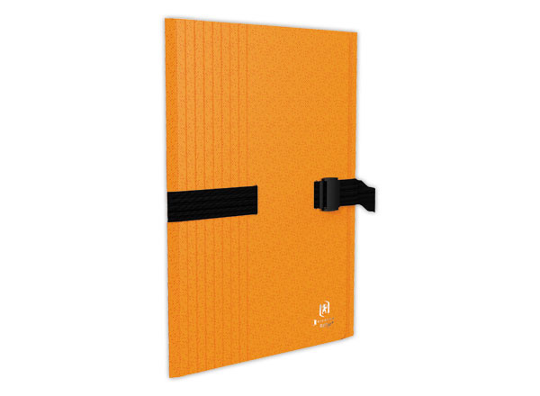 1 Chemise à sangle Bicolor Recyclé orange