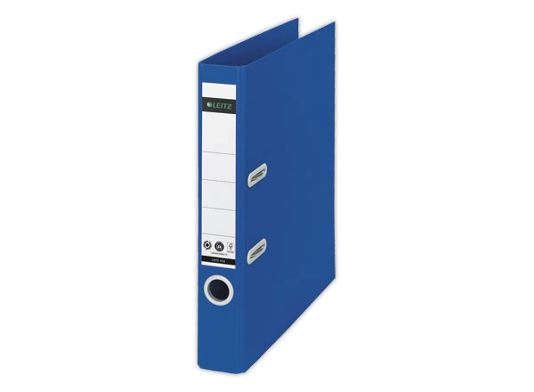 1 Classeurs à levier 180° LEITZ Recyclé A4 - Dos 5 cm - Bleu