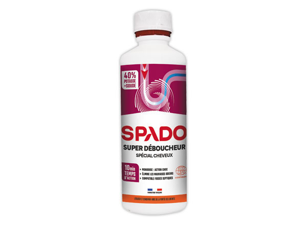 1 Déboucheur SPADO cheveux ecocert  500 ml