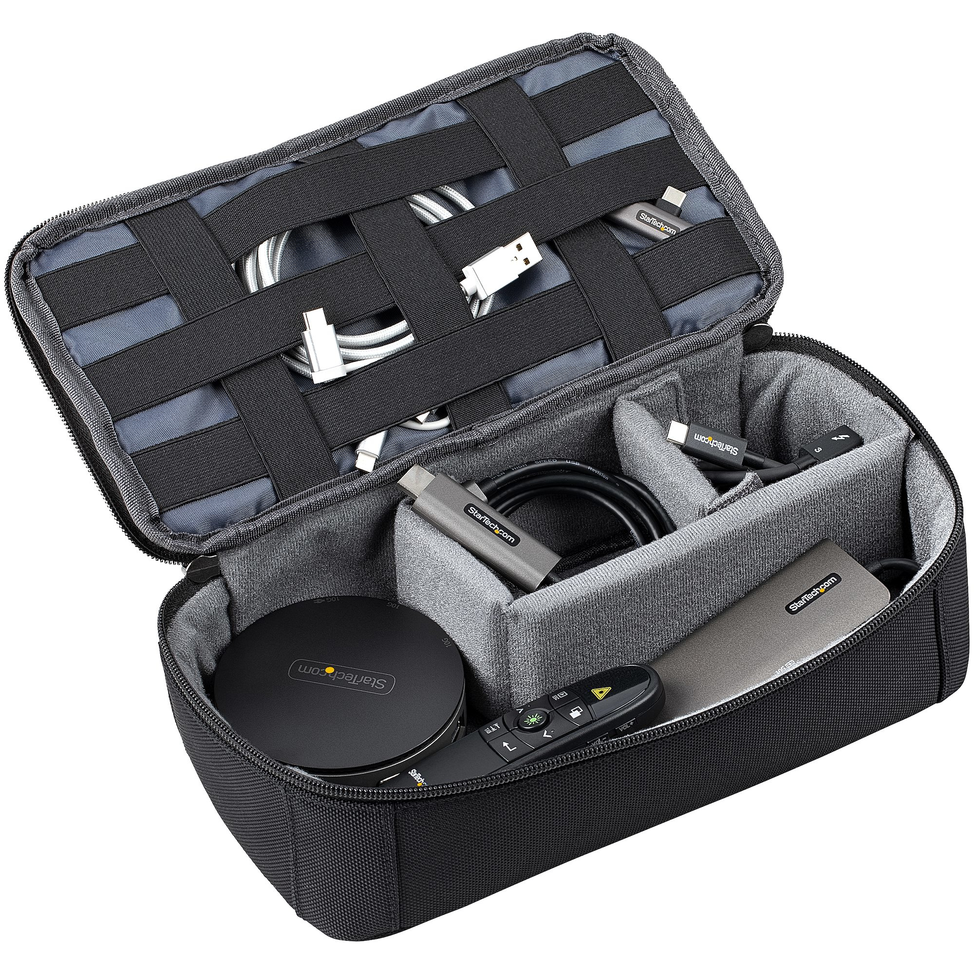 StarTech.com Sac à Dos Ordinateur Portable 15,6 pouces avec Compartiment Amovible pour Accessoires - Sac PC Portable Pro High Tech en Nylon Résistant - Ergonomique, pour tous Déplacements (NTBKBAG156) - Sac à dos pour ordinateur portable - 15.6"