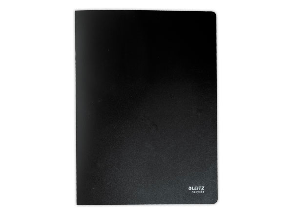 1 Protège-documents A4 PP recyclé 40 pochettes - Noir