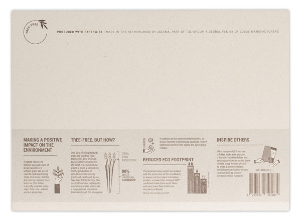 1 Lot de 10 chemises à dossier classique A4 Free Tree