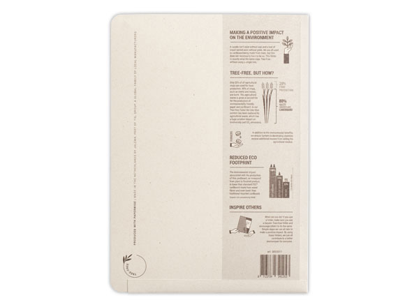 1 Lot de 10 chemise dossier découpée Tree Free