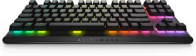 Alienware AW420K - Clavier - sans clé - rétroéclairé - USB - commutateur : CHERRY MX Red - Dark Side of the Moon (Noir) - Pour la vente au détail - boîte
