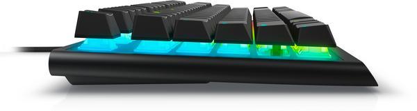 Alienware AW420K - Clavier - sans clé - rétroéclairé - USB - commutateur : CHERRY MX Red - Dark Side of the Moon (Noir) - Pour la vente au détail - boîte