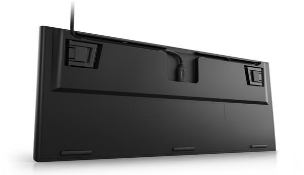 Alienware AW420K - Clavier - sans clé - rétroéclairé - USB - commutateur : CHERRY MX Red - Dark Side of the Moon (Noir) - Pour la vente au détail - boîte
