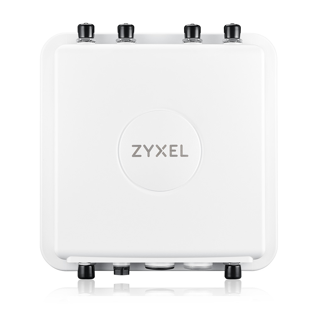 Zyxel WAX655E - Borne d'accès sans fil - Wi-Fi 6 - 2.4 GHz, 5 GHz - montage sur mur/sur poteau