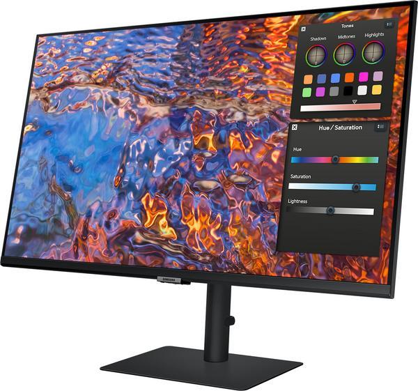 Samsung ViewFinity S8 S32B800PXP - S80PB Series - écran LED - 32" - 3840 x 2160 4K @ 60 Hz - IPS - 350 cd/m² - 1000:1 - DisplayHDR 600 - 5 ms - HDMI, DisplayPort, USB-C - noir