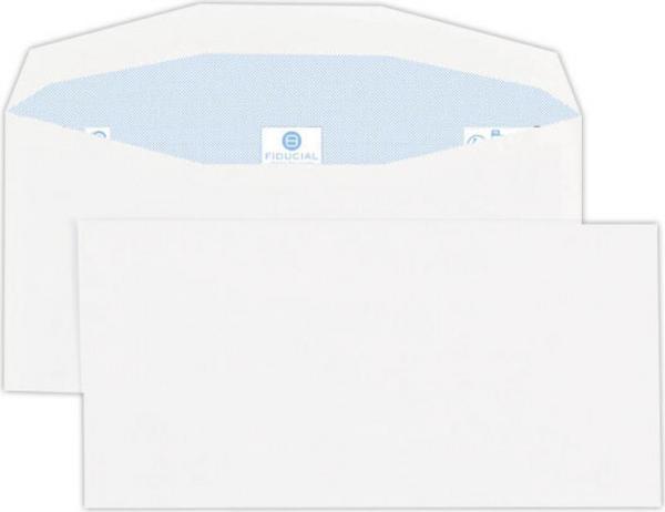 1 Boite de 1000 enveloppes MSPA blanches 114x229  80grgommées Fiducial