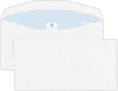 1 Boite de 1000 enveloppes MSPA blanches 114x229  80grgommées Fiducial