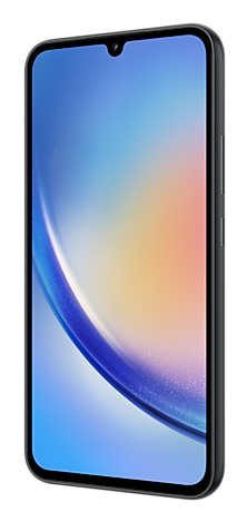 Samsung Galaxy A34 5G - Enterprise Edition - 5G smartphone - double SIM - RAM 6 Go / Mémoire interne 128 Go - microSD slot - écran OEL - 6.6" - 2340 x 1080 pixels (120 Hz) - 3 x caméras arrière 48 MP, 8 MP, 5 MP - front camera 13 MP - graphite magnifique