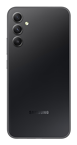 Samsung Galaxy A34 5G - Enterprise Edition - 5G smartphone - double SIM - RAM 6 Go / Mémoire interne 128 Go - microSD slot - écran OEL - 6.6" - 2340 x 1080 pixels (120 Hz) - 3 x caméras arrière 48 MP, 8 MP, 5 MP - front camera 13 MP - graphite magnifique