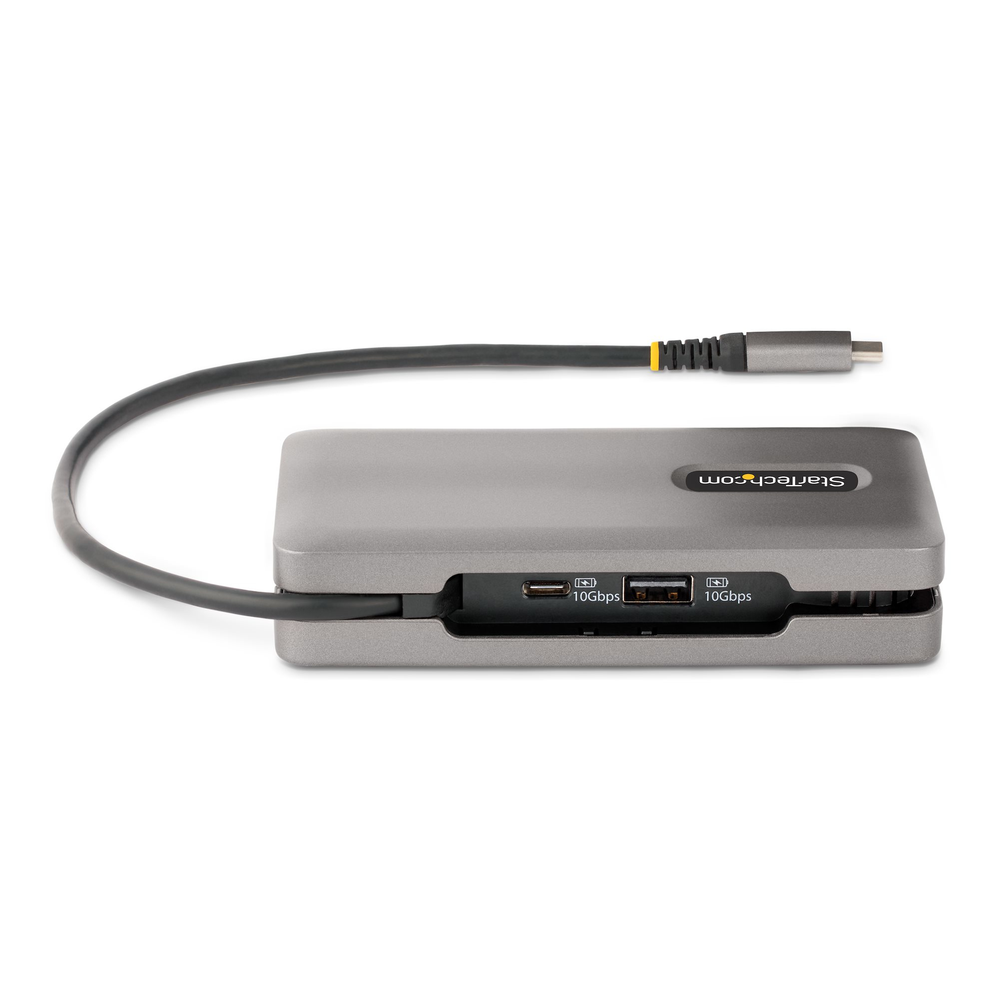 StarTech.com Adaptateur Multiport USB-C, 4K60Hz HDMI/DP, Hub USB, 100W PD - Station d'accueil - USB-C - HDMI, DP - 1GbE - 16 Watt