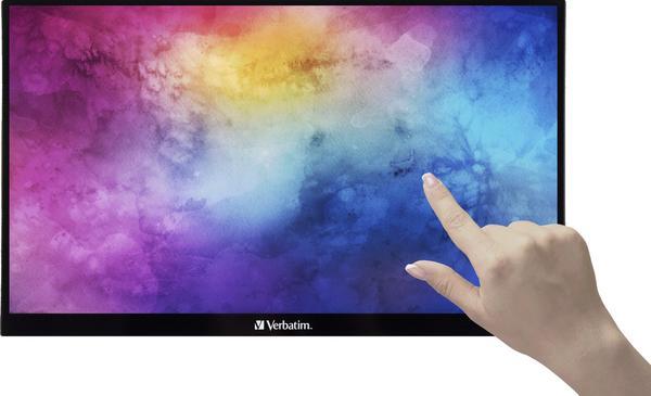 Verbatim MONITEUR TACTILE PORTABLE 14¨ Full HD 1080p  PM14-IPS-1000:1-HDMI, 2xUSB-C-haut-parleurs