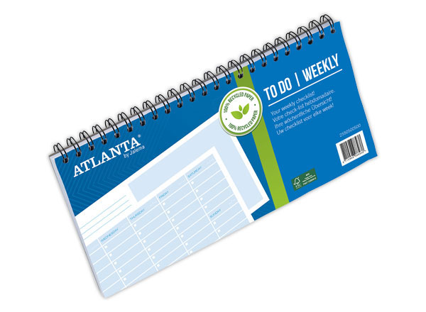 1 Carnet "To do" Atlanta 297x150 hebdomadaire