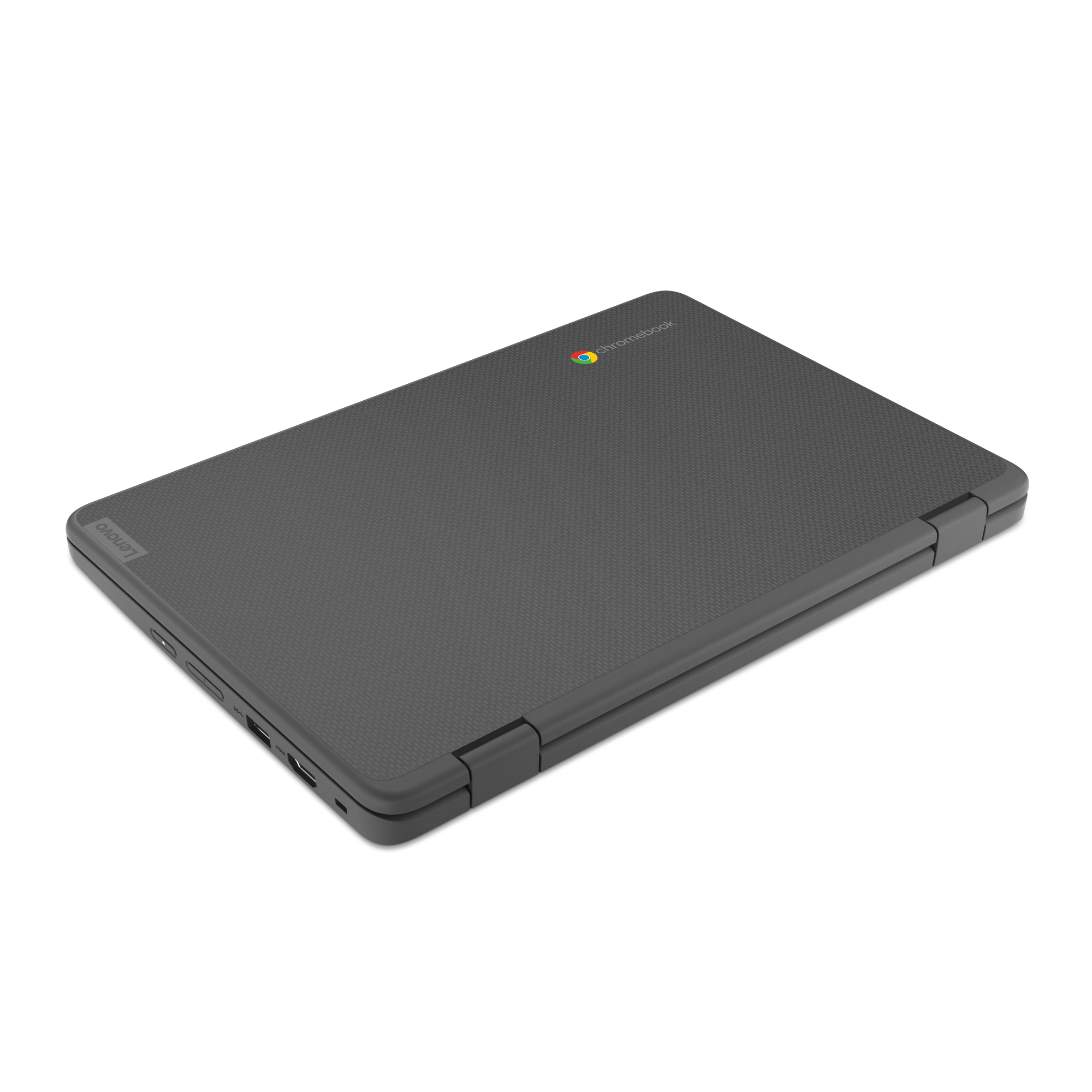 Lenovo 300e Yoga Chromebook Gen 4 82W2 - Conception inclinable - Kompanio 520 - Chrome OS - Mali-G52 2EE MC2 - 8 Go RAM - 64 Go eMMC - 11.6" IPS écran tactile 1366 x 768 (HD) - Wi-Fi 6 - gris graphite - clavier : Français
