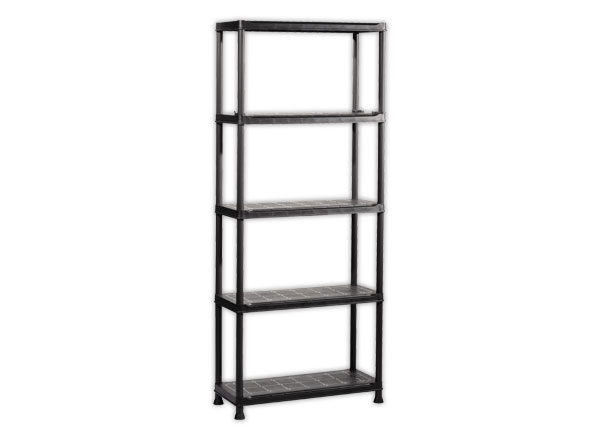 1 Etagère L 75 cm avec 5 rayonnages noir