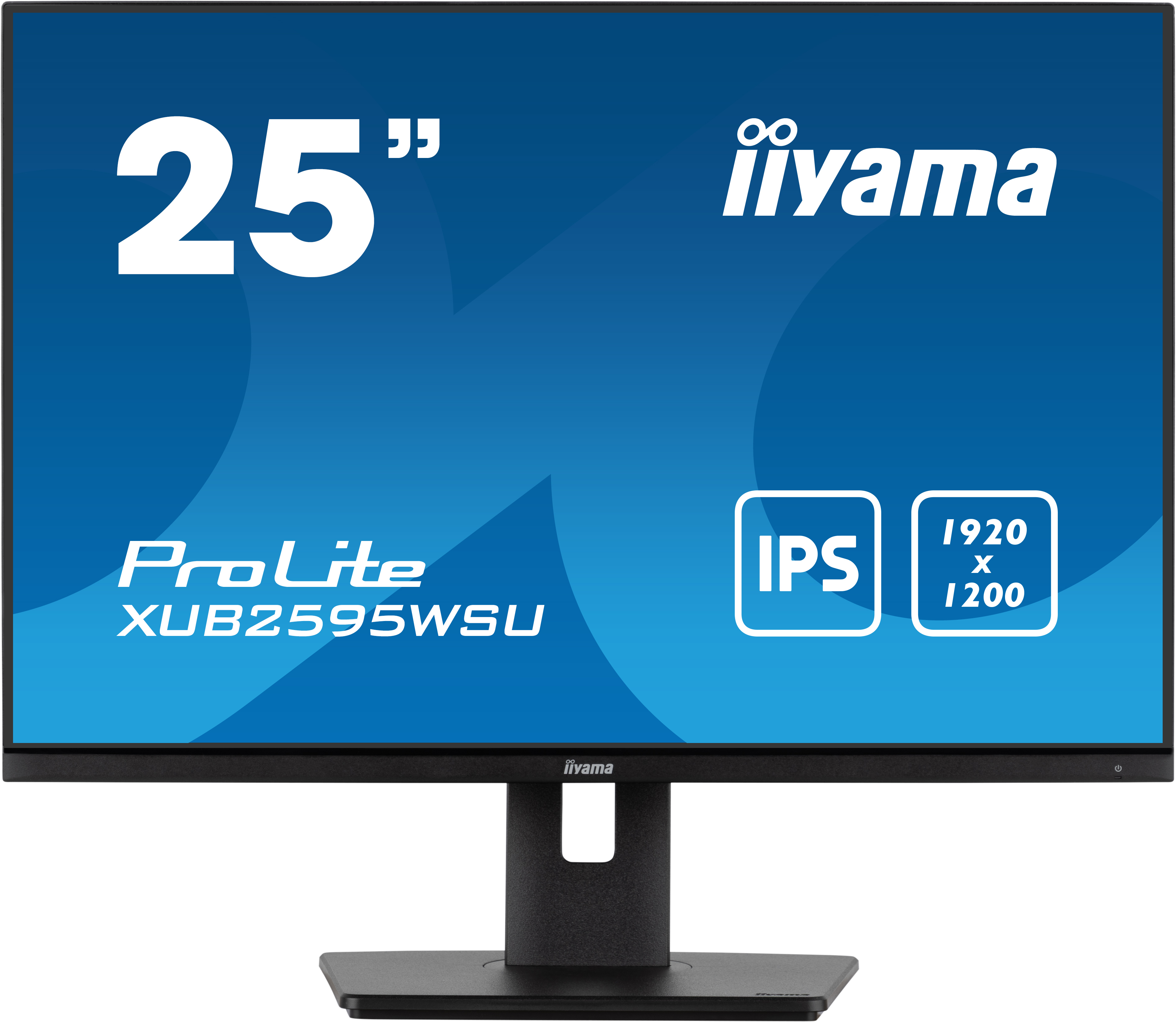 iiyama ProLite XUB2595WSU-B5 - Écran LED - 25" - 1920 x 1200 WUXGA - IPS - 300 cd/m² - 1000:1 - 4 ms - HDMI, VGA, DisplayPort - haut-parleurs - noir, mat