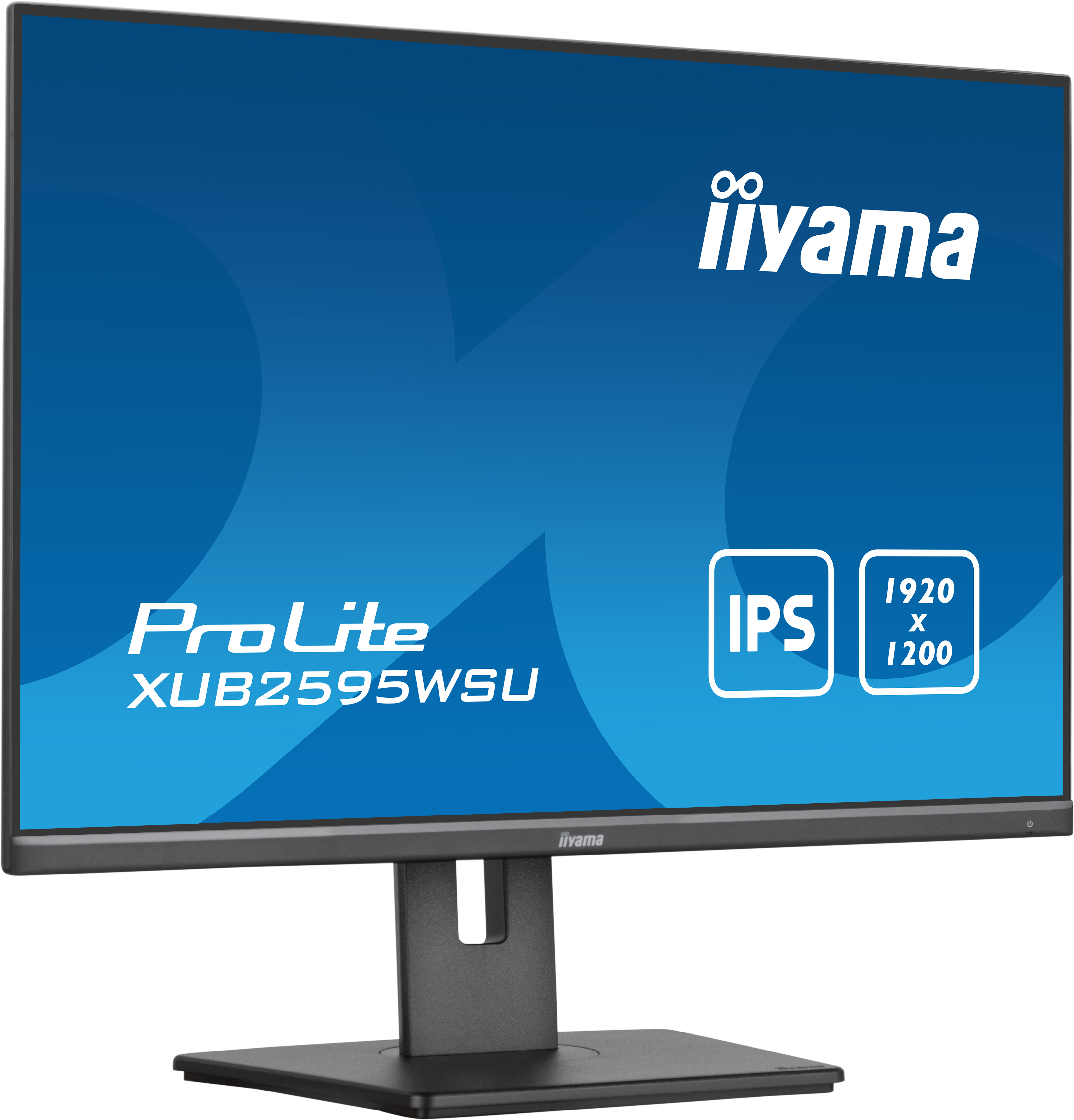 iiyama ProLite XUB2595WSU-B5 - Écran LED - 25" - 1920 x 1200 WUXGA - IPS - 300 cd/m² - 1000:1 - 4 ms - HDMI, VGA, DisplayPort - haut-parleurs - noir, mat