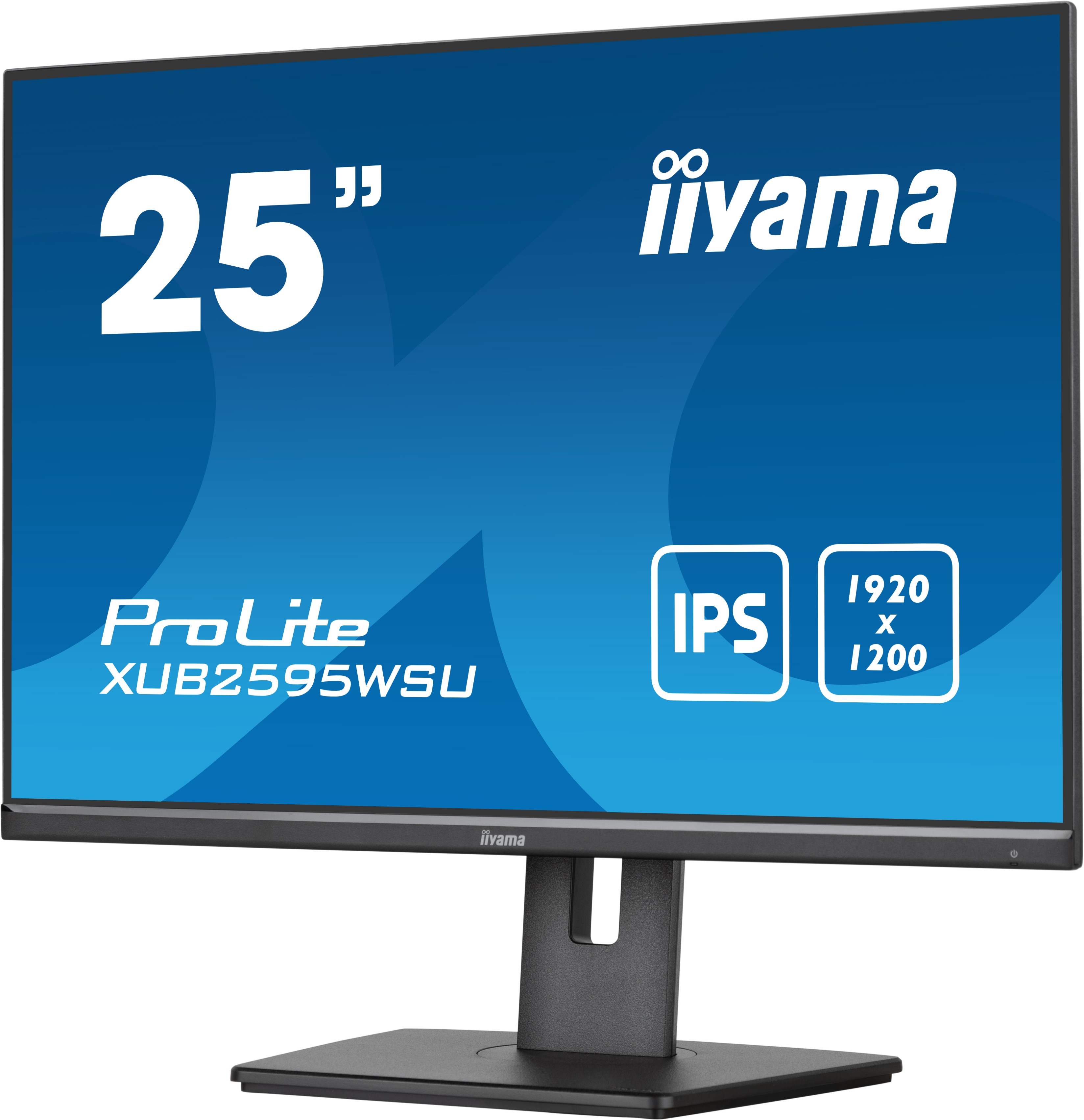 iiyama ProLite XUB2595WSU-B5 - Écran LED - 25" - 1920 x 1200 WUXGA - IPS - 300 cd/m² - 1000:1 - 4 ms - HDMI, VGA, DisplayPort - haut-parleurs - noir, mat