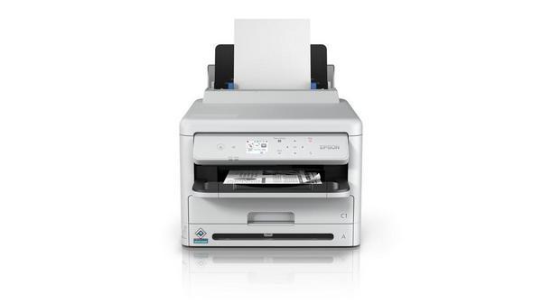 Epson WorkForce Pro WF-M5399DW - Imprimante - Noir et blanc - Recto-verso - jet d'encre - A4/Legal - 1 200 x 2 400 ppp - jusqu'à 25 ppm - capacité : 330 feuilles - USB 2.0, Gigabit LAN, Wi-Fi(ac)