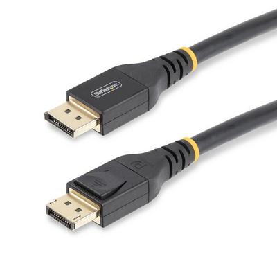 StarTech.com Câble DisplayPort 1.4 Actif, 10m, Certifié VESA/Câble DP 1.4 - Câble DisplayPort - DisplayPort (M) pour DisplayPort (M) - DisplayPort 1.4 - 10 m - câble en cuivre actif, actif, support 4K, support 8K - noir