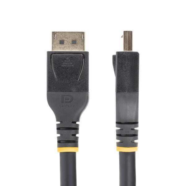 StarTech.com Câble DisplayPort 1.4 Actif, 10m, Certifié VESA/Câble DP 1.4 - Câble DisplayPort - DisplayPort (M) pour DisplayPort (M) - DisplayPort 1.4 - 10 m - câble en cuivre actif, actif, support 4K, support 8K - noir