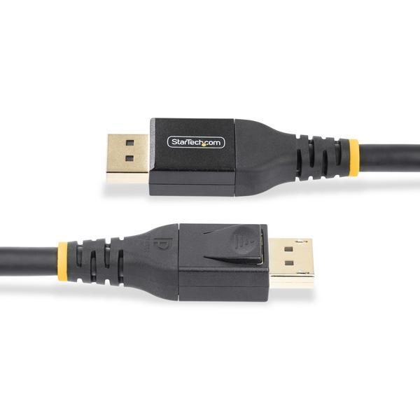 StarTech.com Câble DisplayPort 1.4 Actif, 15m, Certifié VESA/Câble DP 1.4 - Câble DisplayPort - DisplayPort (M) pour DisplayPort (M) - DisplayPort 1.4 - 15 m - câble en cuivre actif, actif, support 4K, support 8K - noir