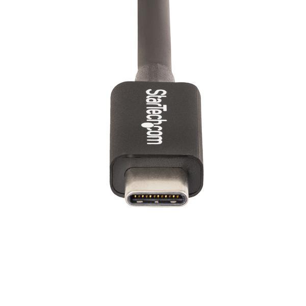 StarTech.com Câble Thunderbolt 4 de 1m - 40Gbps - 100W PD - Vidéo 4K/8K - Câble Thunderbolt - Thunderbolt 4 (M) pour Thunderbolt 4 (M) - USB4/Thunderbolt 3/USB 3.2/USB Type-C/DisplayPort - 1 m - passif, support 4K, support 8K, Alimentation USB (100 W) - n