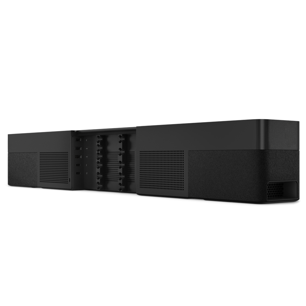 Lenovo ThinkSmart One - Kit de vidéo-conférence (console d'écran tactile, système de calcul) - avec 3 ans de support Lenovo Premier + première année de maintenance - Certifié pour Microsoft Teams Rooms - noir