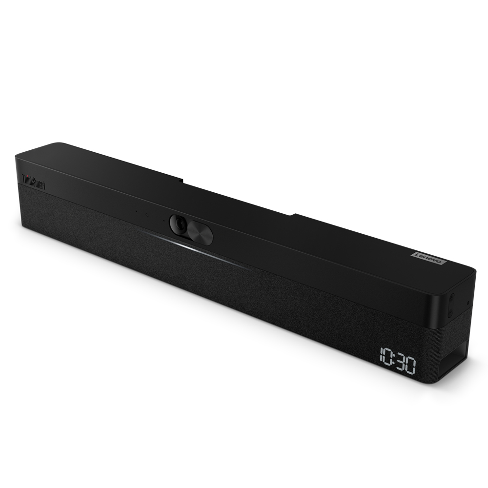 Lenovo ThinkSmart One - Kit de vidéo-conférence (console d'écran tactile, système de calcul) - avec 3 ans de support Lenovo Premier + première année de maintenance - Certifié pour Microsoft Teams Rooms - noir