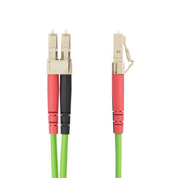 StarTech.com Câble Fibre Optique Multimode OM5 LC/LC (UPC) 2m, Câble LSZH - Cordon de raccordement - LC/UPC multimode (M) pour LC/UPC multimode (M) - 2 m - 2.9 mm - fibre optique - duplex - 50 / 125 microns - OM5 - sans halogène, débit de transfert de don