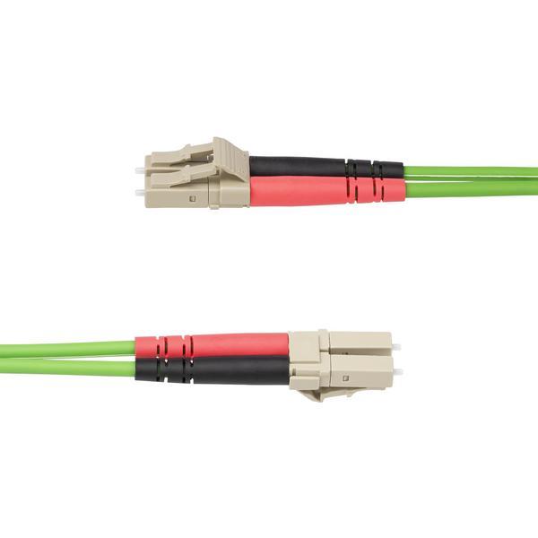 StarTech.com Câble Fibre Optique Multimode OM5 LC/LC (UPC) 2m, Câble LSZH - Cordon de raccordement - LC/UPC multimode (M) pour LC/UPC multimode (M) - 2 m - 2.9 mm - fibre optique - duplex - 50 / 125 microns - OM5 - sans halogène, débit de transfert de don