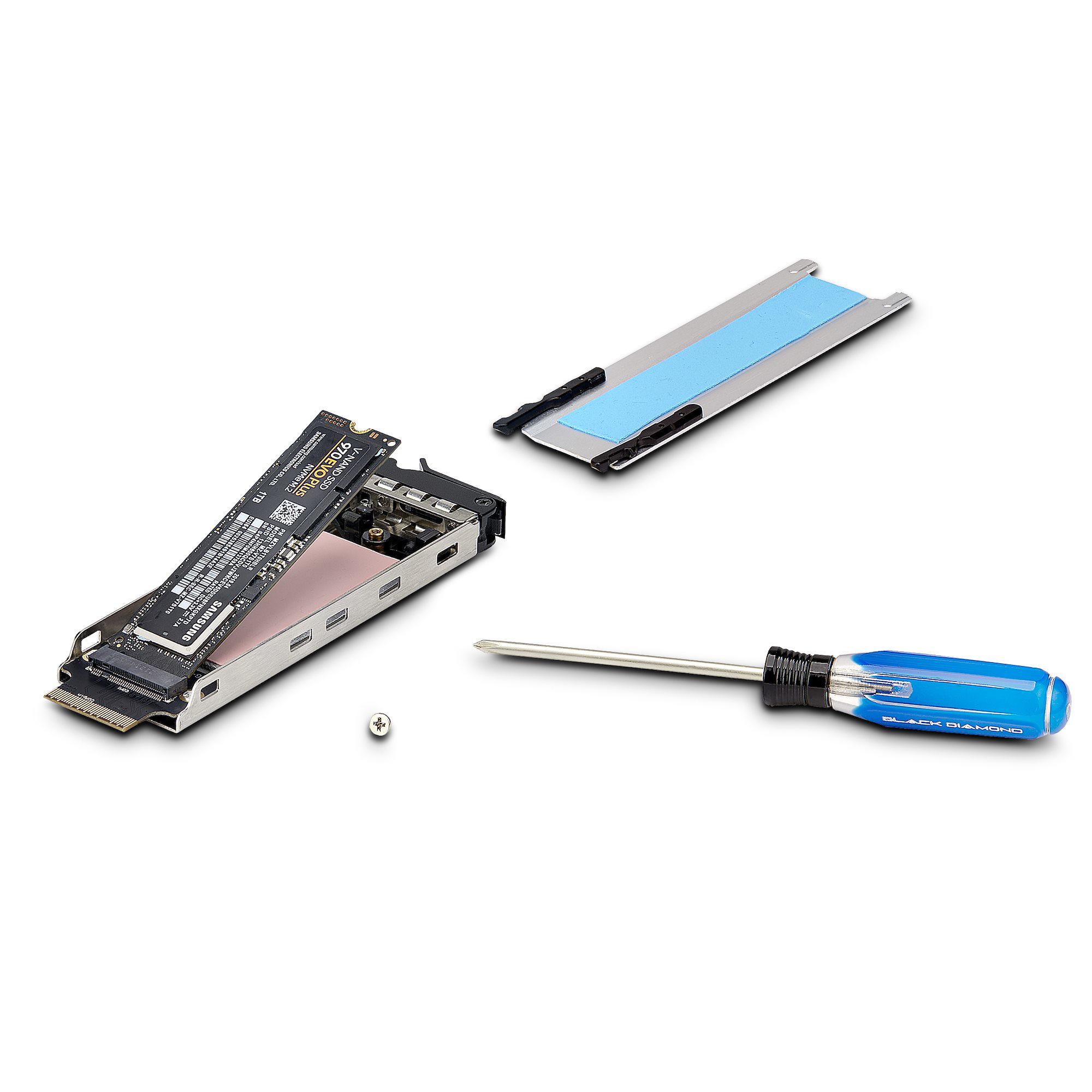 StarTech.com Adaptateur SSD M.2 NVMe vers PCIe x4 avec Plateau pour PCIe - Adaptateur d'interface - M.2 - M.2 NVMe Card / PCIe 4.0 (NVMe) - PCIe 4.0 x4 - noir, argent - pour StarTech.com Ventilateur d'évacuation arrière de la fente d'extension avec connec